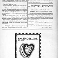 0448 - Page VII-441 - Dernières nouvelles. Hôpital de La Rochelle / Comité national de l’enfance / Naissance / Mariages / Nécrologie [M. Vergelot] / A travers l’officiel. Rémunération des médecins des postes en temps de guerre (Décret du 5 mars 1940)