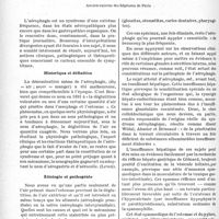 0459 - Page 452 - Partie scientifique. Travaux originaux. Contribution à l'étude de l’aérophagie à la lumière du nouveau traitement opothérapique, par le Docteur N. Lefkovitch