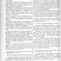 0475 - Page 468 - Partie professionnelle, Hygiène, Assistance, Mutualité, Intérêts corporatifs, Variétés. Bulletin de l’Actualité. La récupération des exemptés