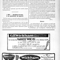 0486 - Page XLIX-479 - Correspondance. Questions médico-militaires. Situation d'un médecin réformé après récupération / Accident survenu à un pensionné de guerre