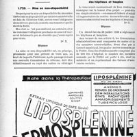0487 - Page 480-L - Correspondance. Questions médico-militaires. Accident survenu à un pensionné de guerre / Mise en non-disponibilité / Questions diverses. Composition des Commissions administratives des hôpitaux et hospice