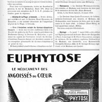 0493 - Page 486-VIII - Dernières nouvelles. P. S. S. P / Hôpital de la Plage, à Ostende / Vers l’évolution sociale du thermo-climatisme français / Naissances / Mariage