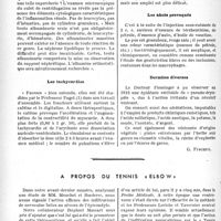 0505 - Page 498 - Partie scientifique. La guerre et les simulations de maladies. Les fausses albuminuries / Les tachycardies / Les abcès provoqués / Dermites diverses / A propos du tennis « elbow »