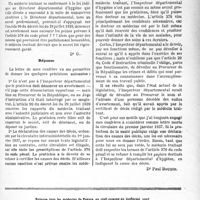 0512 - Page 505 - Partie professionnelle, Hygiène, Assistance, Mutualité, Intérêts corporatifs, Variétés. Bulletin de l’Actualité. Déclaration des causes des décès. Avortement