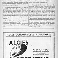 0532 - Page VII-525 - Dernières nouvelles. Londres / Le comité des médecins cubains, anciens élèves de la Faculté de Paris / L'appareillage médico-chirurgical à la Foire de Lyon / Naissances / Hospices de Pau / Nécrologie [Professeur Branly, M. René Pierson, Mme Albert-Auguste Robin née Marthe Parigot, Mme Georges Richaud]