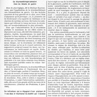 0550 - Page 543 - Partie scientifique. L'actualité scientifique. La Presse. La strychnothérapie intensive chez les blessés de guerre [(Journal des Praticiens, 6 janv. 1940)] / Les indications qui se dégagent d’une pratique de 16 ans dans le traitement du diabète par l’insuline [(Archives hospitalières, décembre 1939)]