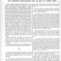 0567 - Page 560 - Partie professionnelle, Hygiène, Assistance, Mutualité, Intérêts corporatifs, Variétés. Bulletin de l’Actualité. Variétés. Les guérisons miraculeuses dans le midi du diacre Paris [J. Noir]