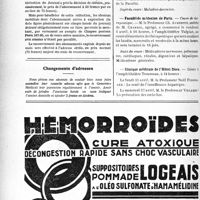 0583 - Page 576-VI - Dernières nouvelles. Faculté de médecine de Paris / Faculté de médecine de Paris / Clinique médicale de l’Hôtel-Dieu