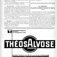 0585 - Page 578-VIII - Dernières nouvelles. Concours international sur la culture japonaise / Hôpital-hospice d’Orléans / Une liste utile / Naissance / Nécrologie [Dr Lapin, Ingelrans, Professeur L.-A. Panisset, Dr Henri Pons] / La nomination au grade de médecin-aspirant de réserve