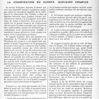 0588 - Page 581 - Propos du jour. La grande ressource du conformisme: la conspiration du silence. Quelques exemples