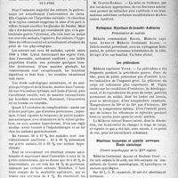 0602 - Page 595 - Partie scientifique. L'actualité scientifique. Les Sociétés Savantes. Paris. Société médicale des hôpitaux de Paris. Résultats éloignés des gastrectomies pour ulcères gastro-duodénaux, (12-1-1940) / Société médico-chirurgicale de la XVe région, Séance du 16 décembre 1939. Sur deux cas de fractures méconnues de la colonne cervicale / Nystagmus. Myoclonie de Lenoble- Aubineau / Les pédiculoses / Réactions humorales et syphilis nerveuses Étude statistique