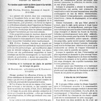 0643 - Page 636 - Partie scientifique. L’actualité scientifique. Les Sociétés Savantes. Paris. Académie de médecine. Vaccination mixte contre la fièvre jaune et la variole, au Sénégal, (20-2-1940) / L’évolution et le traitement des plaies de poitrine en chirurgie de guerre, (27-2-1940) / L’abus du vin (cri d’alarme), (27-2-1940)