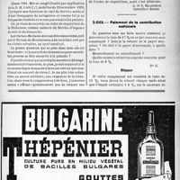 0664 - Page XLVII-657 - Correspondance. Questions médico-militaires. Médecin rappelé comme infirmier ; promotion au grade de médecin auxiliaire / Fiscalité. Les médecins requis sont-ils patentables ? / Paiement de la contribution nationale