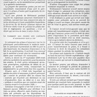 0700 - Page 693 - Partie professionnelle, Hygiène, Assistance, Mutualité, Intérêts corporatifs, Variétés. Bulletin de l’Actualité. Les assurances vie du médecin. Le paiement des primes des contrats d’assurance sur la vie / Garantie du risque de guerre