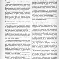 0707 - Page 700 - Partie professionnelle, Hygiène, Assistance, Mutualité, Intérêts corporatifs, Variétés. Bulletin de l’Actualité. Le poste d'écoute. Les radiographies thoraciques en grande série / La rémunération des médecins allemands pendant la guerre / Des Américaines à plateaux