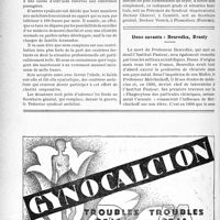 0709 - Page 702-XLVIII - Création d'une caisse d'entr’aide médicale de guerre / Deux savants : Besredka, Branly