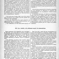 0725 - Page 718 - Propos du jour. Échos de notre correspondance. II. La carte d’alimentation du médecin / III. Les taudis et la défense contre la tuberculose [J. Noir]