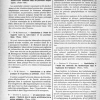 0743 - Page 736 - Partie scientifique. L’actualité scientifique. Les Thèses. Etude sur le rôle des hormones et des vitamines dans les processus néoplasiques, Dr G. de Latour (Thèse 1939.) / Contribution à l’étude des rapports entre la tuberculose et les psychopathies, Dr M. Brenugat (Thèse 1939.) / Contribution à la thérapeutique de l’hypertension artérielle, Dr M. Sieyes (Thèse 1939) / Les pansements biologiques : l’huile de foie de morue accélérateur de la mitose cellulaire, Docteur J. Abeille (Thèse, 1939) / Contribution à l’étude des correctifs des barbituriques dans le traitement de l’épilepsie, Docteur S. Fingerhut (Thèse, 1939)