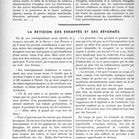 0751 - Page 744 - Partie professionnelle, Hygiène, Assistance, Mutualité, Intérêts corporatifs, Variétés. Bulletin de l’Actualité. Sur la collaboration du médecin d'hygiène départemental et du médecin d’hygiène industrielle, par le Docteur Gros. Un psychiatre peut-il dévoiler à un conjoint la nature syphilitique de l'aliénation mentale / La révision des exemptés et des réformés