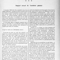 0752 - Page 745 - Partie professionnelle, Hygiène, Assistance, Mutualité, Intérêts corporatifs, Variétés. Bulletin de l’Actualité. Ligue de défense professionnelle, Le « Sou Médical ». Rapport annuel du Secrétaire général
