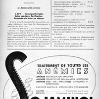 0765 - Page 758-LVI - Correspondance. Application des tarifs d’honoraires. a) Accidents du Travail. Appareillage provisoire et parcours à pied / b) Assurances sociales. Hémolysothérapie. Soins spéciaux. Tarification. Demande de prise en charge