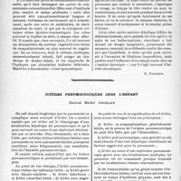 0787 - Page 780 - Partie scientifique. Ce que pratiquement le médecin doit savoir .... des crises nerveuses en pratique neurologique militaire, d’après le Professeur H. Roger, de Marseille. En présence d’une crise nerveuse, s’agit-il ou non d’épilepsie ? / Ictères pneumococciques chez l’enfant, Docteur Michel Angeloff