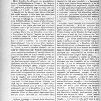 0809 - Page 802 - Partie professionnelle, Hygiène, Assistance, Mutualité, Intérêts corporatifs, Variétés. Bulletin de l’Actualité. La cécité de Dandolo
