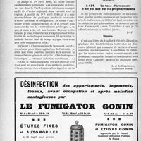 0819 - Page 812-LVIII - Correspondance. Application des tarifs d'honoraires. b) Assurances sociales. I° Surveillance prolongée. 2° Lavement baryté sous écran / Fiscalité. La taxe d’armement n’est pas due par les propharmaciens