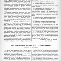 0833 - Page 826 - Partie scientifique. Travaux originaux. A propos de la nomenclature des groupes sanguins [Professeur agrégé P. Michon] / Cas chirurgicaux traités par la chimiothérapie, Docteur G. Trompeter