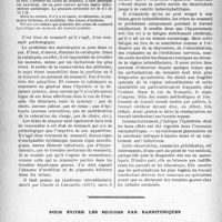 0839 - Page 832 - Partie scientifique. Travaux originaux. Les écoliers dormeurs La Narcolepsie chez l'enfant à l’âge scolaire, Docteur Gilbert Robin. A propos du diagnostic et du traitement de la tuberculose rénale, D’après L. Léger. Préciser le côté atteint et apprécier la valeur fonctionnelle du rein affecté, tels sont deux éléments indispensables en vue de poser les indications thérapeutiques / Pour éviter les suicides par barbituriques