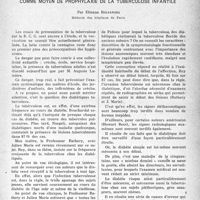 0886 - Page 873 - Partie scientifique. Travaux originaux. Le dépistage du diabète de l’adulte comme moyen de prophylaxie de la tuberculose infantile, par Etienne Boltanski