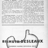 0912 - Page VII-897 - Dernières nouvelles. Académie de Médecine / Académie de Médecine / Croix-Rouge française / Hôpitaux de Paris
