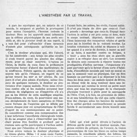 0914 - Page 899 - Propos du jour. L'anesthésie par le travail [G. Lavalée]
