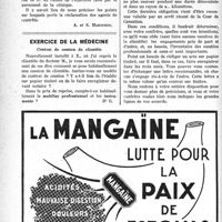 0935 - Page 916-XXVI - Correspondance. Droits fiscaux automobiles. Impôts à la charge des cliniques / Exercice de la médecine. Contrat de cession de clientèle