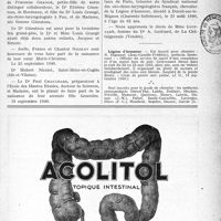 0940 - Page VII-921 - Dernière nouvelles. Faculté de Médecine de Nancy / Naissances / Nécrologie [Drs Pierre Brousse, R. Giraudeau, Mme Guittard]