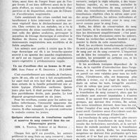 0953 - Page 934 - Partie scientifique. L’actualité scientifique. Les Sociétés Savantes. Paris. Société médicale des hôpitaux de Paris. Blocage thoracique d’effort, (23-2-1940) / Un cas d’oreillons chez un homme de 80 ans, (23-2-1940) / Quelques observations de transfusions rapides et massives de sang conservé dans des cas d’hémorragies graves, (23-2-1940)