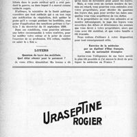 0969 - Page 950-XXXVI - Correspondance. Exercice de la médecine / Loyers