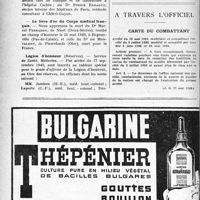 0977 - Page 958-VIII - A travers l’officiel. Carte du combattant