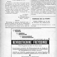 1001 - Page 982-XXXVI - Correspondance. Exercice de la médecine / Exercice de la pharmacie