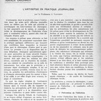 1058 - Page 1035 - Partie scientifique. Travaux originaux. L’antisepsie en pratique journalière, par le Professeur J. Vanverts