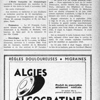 1088 - Page VII-1065 - Dernières nouvelles. Conseil d’hygiène publique du département de la Seine. / L’Ecole française de stomatologie / Naissance / Nécrologie [Dr Lavabre] / Le livre d’or du Corps médical français