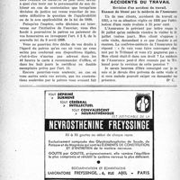 1157 - Page 1134-XXXVI - Correspondance. Accidents du travail. Révision d’un accident du travail. Examen du blessé par le médecin de l’Assurance