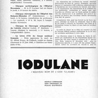 1169 - Page 1146-VIII - Dernières Nouvelles. Clinique médicale de l’Hôtel-Dieu / Clinique cardiologique de l'Hôpital Broussais / Clinique chirurgicale de l’Hôpital des Enfants-Malade / Clinique de Chirurgie orthopédique de l’adulte / Le Livre d’Or du Corps médical français / A travers l’officiel. Accidents du travail