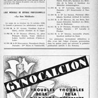 1170 - Page IX-1147 - A travers l’officiel. Accidents du travail / Ligue médicale de défense professionnelle «Le Sou Médical»