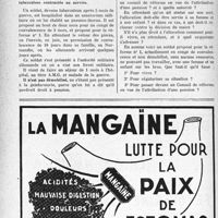 1195 - Page 1172-XXXVIII - Application des tarifs d’honoraires. Accidents du travail. Honoraires pour soins donnés en clinique à un accidenté agricole / Questions diverses. Situation d’un démobilisé atteint de tuberculose contractée au service