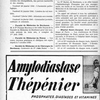 1205 - Page 1182-VIII - Dernières Nouvelles. Faculté de Droit de Paris / Faculté de Médecine de Bordeaux / Faculté de Médecine de Nancy / Société de Médecine et de Chirurgie de Bordeaux / Hôpital Saint-Jacques