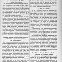1218 - Page 1195 - Partie scientifique. L’actualité scientifique. La Presse. Action de l’intoxication chronique par une atmosphère de chlore à faible concentration sur la tuberculose expérimentale du cobaye [(La Presse Médicale, 13 avril 1940.)] / Rechutes tardives de tuberculoses cavitaires unilatérales, apparemment guéries, par thoracoplastie [(La Presse Médicale, 13 avril 1940.)] / Le cycle de la femme [(Revue Française de Gynécologie, avril 1940.)] / Installations d’oxygénothérapie collective alimentée par l’oxygène liquide [(La Presse Médicale, 13 avril 1940.)]