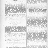 1221 - Page 1198 - Partie scientifique. L’actualité scientifique. Les Sociétés Savantes. Paris. Société Médicale des Hôpitaux de Paris. Méningite à pneumocoques avec évolution mortelle retardée après traitement sulfamide, (5-4-1940) / Sur le traitement de la méningite cérébro-spinale, (5-4-1940) / Accidents dus à l’emploi du sulfapyridine (693 soluble) par voie intra-rachidienne, (5-4-1940) / Prophylaxie de la méningite cérébro-spinale, (5-4-1940)