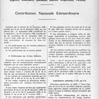 1224 - Page 1201 - Partie professionnelle, Hygiène, Assistance, Mutualité, Intérêts Corporatifs, Variétés. Contribution Nationale Extraordinaire