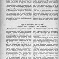 1259 - Page 1236 - Partie scientifique. Travaux originaux. La sonde à demeure / Corps étranger du rectum, éliminé spontanénent par la fesse